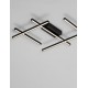 Triac Dimmable Sandy Black Aluminium & Acrylic LED 63 Watt 220-240Volt 4020Lm 3000K IP20 L: 80 W: 62 H: 8 cm 