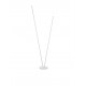 Dimmable Switch Sandy White Aluminium & Acrylic LED 33 Watt 220-240Volt 1174Lm 3000K IP20 Switch On/Off D: 26 H: 184 cm 