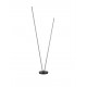 Dimmable Switch Sandy Black Aluminium & Acrylic LED 33 Watt 220-240Volt 1174Lm 3000K IP20 Switch On/Off D: 26 H: 184 cm 