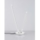 Dimmable Switch Sandy White Aluminium & Acrylic LED 8 Watt 220-240Volt 241Lm 3000K IP20 Switch On/Off D: 15 H: 50 cm 
