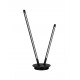 Dimmable Switch Sandy Black Aluminium & Acrylic LED 8 Watt 220-240Volt 241Lm 3000K IP20 Switch On/Off D: 15 H: 50 cm 