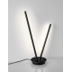 Dimmable Switch Sandy Black Aluminium & Acrylic LED 8 Watt 220-240Volt 241Lm 3000K IP20 Switch On/Off D: 15 H: 50 cm 
