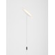 Switch Dimmable Sandy Black Steel & Acrylic LED 30 Watt 110-240Volt 2270Lm 3000K IP20 Switch On/Off D: 25.2 H: 180.6 cm 