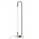 Matt Black & Gold Metal & Acrylic LED 20 Watt 220-240Volt 1359Lm 3000K IP20 Switch On/Off D: 18 H: 67.5 cm 