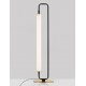 Matt Black & Gold Metal & Acrylic LED 20 Watt 220-240Volt 1359Lm 3000K IP20 Switch On/Off D: 18 H: 67.5 cm 