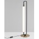 Matt Black & Gold Metal & Acrylic LED 20 Watt 220-240Volt 1359Lm 3000K IP20 Switch On/Off D: 18 H: 67.5 cm 