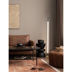 Matt Black & Gold Metal & Acrylic LED 32 Watt 220-240Volt 1856Lm 3000K IP20 Switch On/Off D: 28 H: 150 cm 