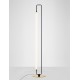 Matt Black & Gold Metal & Acrylic LED 32 Watt 220-240Volt 1856Lm 3000K IP20 Switch On/Off D: 28 H: 150 cm 