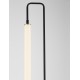 Matt Black & Gold Metal & Acrylic LED 32 Watt 220-240Volt 1856Lm 3000K IP20 Switch On/Off D: 28 H: 150 cm 
