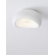Sandy White Polyurethane & Resin LED E27 1x12Watt 100-240Volt IP20 Bulb Excluded L:40 W:32 H:21.2 cm 