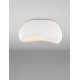 Sandy White Polyurethane & Resin LED E27 1x12Watt 100-240Volt IP20 Bulb Excluded L:50 W:40 H:25.5 cm 