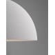 Sandy White Polyurethane & Resin LED E27 1x12Watt 100-240Volt IP20 Bulb Excluded D:60 H:250 cm 