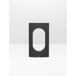 Black Aluminium & Acrylic LED 13.5 Watt 890Lm 3000K 220-240 Volt Beam Angle 296º IP54 L: 17.8 W: 6.9 H: 30 cm 