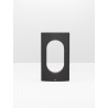 Black Aluminium & Acrylic LED 13.5 Watt 890Lm 3000K 220-240 Volt Beam Angle 296º IP54 L: 17.8 W: 6.9 H: 30 cm