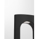 Black Aluminium & Acrylic LED 13.5 Watt 890Lm 3000K 220-240 Volt Beam Angle 296º IP54 L: 17.8 W: 6.9 H: 30 cm 