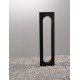 Black Aluminium & Acrylic LED 13.5 Watt 890Lm 3000K 220-240 Volt Beam Angle 296º IP54 L: 17.8 W: 6.9 H: 65 cm 