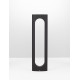 Black Aluminium & Acrylic LED 13.5 Watt 890Lm 3000K 220-240 Volt Beam Angle 296º IP54 L: 17.8 W: 6.9 H: 65 cm 