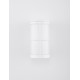 White Aluminium & Acrylic LED E27 1x12 Watt 220-240 Volt IP54 Bulb Excluded D: 12 W: 15 H: 23 cm 