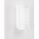 White Aluminium & Acrylic LED E27 1x12 Watt 220-240 Volt IP54 Bulb Excluded D: 12 W: 15 H: 23 cm 