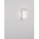 White Aluminium & Acrylic LED E27 1x12 Watt 220-240 Volt IP54 Bulb Excluded D: 12 W: 15 H: 23 cm 