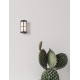 Black Aluminium & Acrylic LED E27 1x12 Watt 220-240 Volt IP54 Bulb Excluded D: 12 W: 15 H: 23 cm 