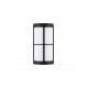 Black Aluminium & Acrylic LED E27 1x12 Watt 220-240 Volt IP54 Bulb Excluded D: 12 W: 15 H: 23 cm 