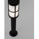 Black Aluminium & Acrylic LED E27 1x12 Watt 220-240 Volt IP54 Bulb Excluded D: 12 W: 12 H: 65 cm 