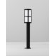 Black Aluminium & Acrylic LED E27 1x12 Watt 220-240 Volt IP54 Bulb Excluded D: 12 W: 12 H: 65 cm 
