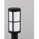Black Aluminium & Acrylic LED E27 1x12 Watt 220-240 Volt IP54 Bulb Excluded D: 12 W: 12 H: 65 cm 
