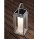 White Aluminium & Clear Glass LED 2 Watt 200Lm 3000K 3,7 Volt Beam Angle 360º IP54 Solar / USB Wire / Switch On/Off L: 16 W: 16 