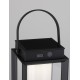 Black Aluminium & Clear Glass LED 2 Watt 200Lm 3000K 3,7 Volt Beam Angle 360º IP54 Solar / USB Wire / Switch On/Off L: 16 W: 16 