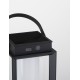 Black Aluminium & Clear Glass LED 2 Watt 200Lm 3000K 3,7 Volt Beam Angle 360º IP54 Solar / USB Wire / Switch On/Off L: 16 W: 16 