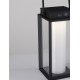 Black Aluminium & Clear Glass LED 2 Watt 200Lm 3000K 3,7 Volt Beam Angle 360º IP54 Solar / USB Wire / Switch On/Off L: 16 W: 16 