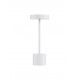 White Aluminium & Acrylic LED 2 Watt 230Lm 3000K 220-240 Volt Beam Angle 163º IP54 Switch On/Off / USB Wire D: 11.8 H: 30 cm 