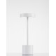 White Aluminium & Acrylic LED 2 Watt 230Lm 3000K 220-240 Volt Beam Angle 163º IP54 Switch On/Off / USB Wire D: 11.8 H: 30 cm 