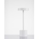 White Aluminium & Acrylic LED 2 Watt 230Lm 3000K 220-240 Volt Beam Angle 163º IP54 Switch On/Off / USB Wire D: 11.8 H: 30 cm 