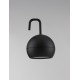 Black Aluminium & Acrylic LED 2 Watt 3,7 Volt 180 Lm 3000K IP54 D: 10.2 W: 10.2 H: 15 cm 
