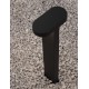 Black Aluminium & Acrylic LED 10.3 Watt 660Lm 3000K 220-240 Volt Beam Angle 92º IP54 L: 16 W: 8 H: 50 cm 
