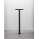 Black Aluminium & Acrylic LED 10.3 Watt 660Lm 3000K 220-240 Volt Beam Angle 92º IP54 L: 16 W: 8 H: 50 cm 