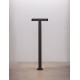 Black Aluminium & Acrylic LED 10.3 Watt 660Lm 3000K 220-240 Volt Beam Angle 92º IP54 L: 16 W: 8 H: 50 cm 