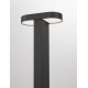 Black Aluminium & Acrylic LED 10.3 Watt 660Lm 3000K 220-240 Volt Beam Angle 92º IP54 L: 16 W: 8 H: 50 cm 