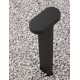 Black Aluminium & Acrylic LED 10.3 Watt 660Lm 3000K 220-240 Volt Beam Angle 92º IP54 L: 16 W: 8 H: 50 cm 