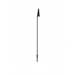 Black Aluminium & Clear Glass LED 8.5 Watt 590Lm 3000K 220-240 Volt Beam Angle 36º IP54 Cable Length: 64 cm D: 7.8 W: 7.8 H: 150