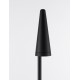 Black Aluminium & Clear Glass LED 8.5 Watt 590Lm 3000K 220-240 Volt Beam Angle 36º IP54 Cable Length: 64 cm D: 7.8 W: 7.8 H: 150