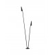Black Aluminium & Clear Glass LED 17 Watt 1190Lm 3000K 220-240 Volt Beam Angle 36º IP54 Cable Length: 35 cm D: 48.9 W: 20.1 H: 2