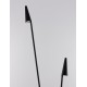 Black Aluminium & Clear Glass LED 17 Watt 1190Lm 3000K 220-240 Volt Beam Angle 36º IP54 Cable Length: 35 cm D: 48.9 W: 20.1 H: 2