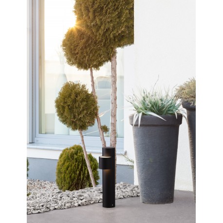Black Aluminium & Acrylic LED 7.6 Watt 460Lm 3000K 200-240 Volt Beam Angle 78º IP54 D: 7.5 W: 11.7 H: 35 cm 