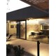 Black Aluminium & Acrylic LED 7.6 Watt 460Lm 3000K 200-240 Volt Beam Angle 78º IP54 D: 7.5 W: 11.7 H: 65 cm 