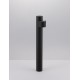 Black Aluminium & Acrylic LED 7.6 Watt 460Lm 3000K 200-240 Volt Beam Angle 78º IP54 D: 7.5 W: 11.7 H: 65 cm 