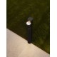 Black Aluminium & Acrylic LED 7.6 Watt 460Lm 3000K 200-240 Volt Beam Angle 78º IP54 D: 7.5 W: 11.7 H: 65 cm 